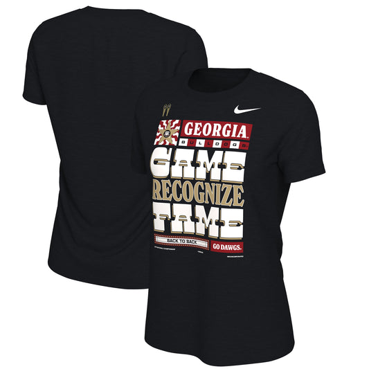 Women's Nike Black Georgia Bulldogs College Football Playoff 2022 National Champions Locker Room T-Shirt