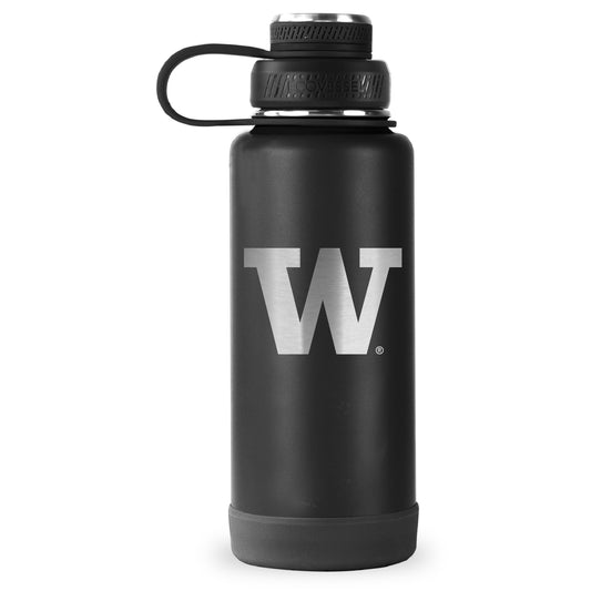 Black Washington Huskies 32oz. EcoVessel Boulder Bottle