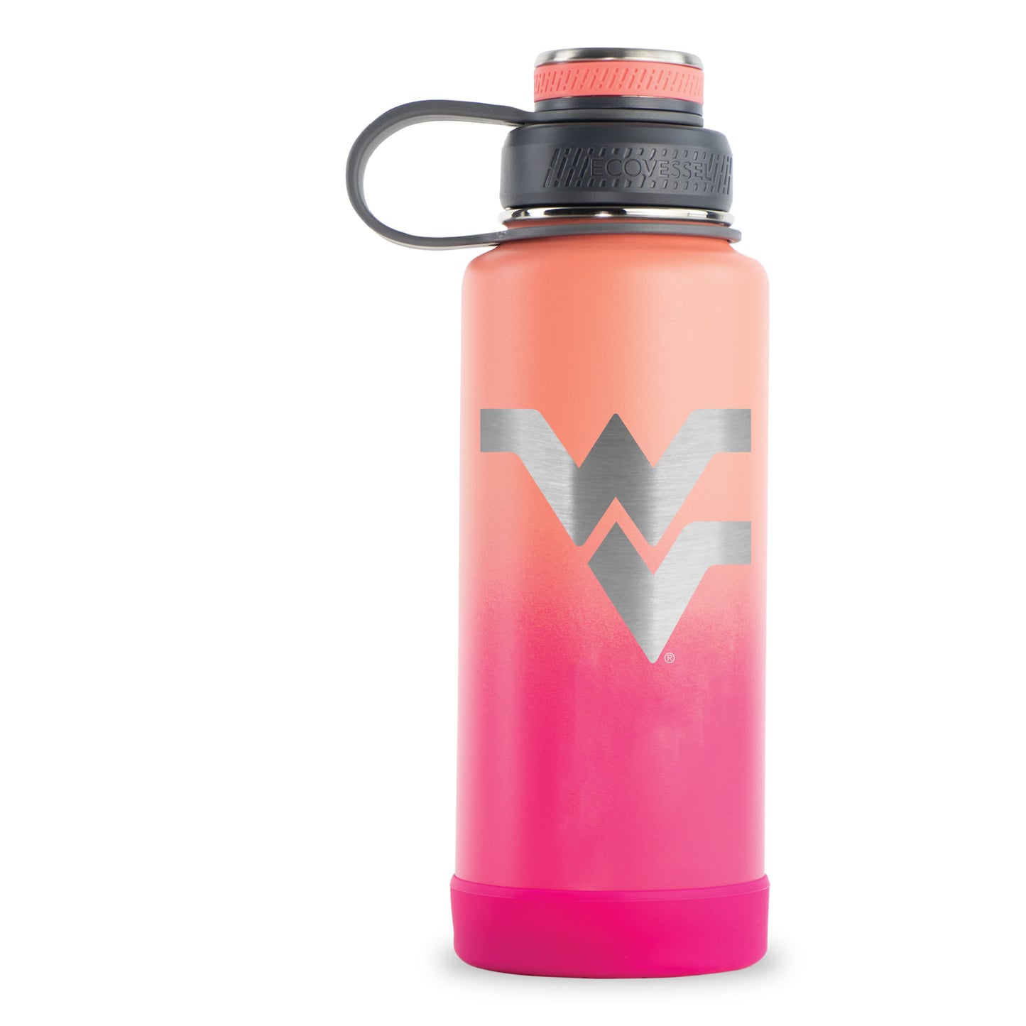 Pink West Virginia Mountaineers 32oz. EcoVessel Boulder Bottle