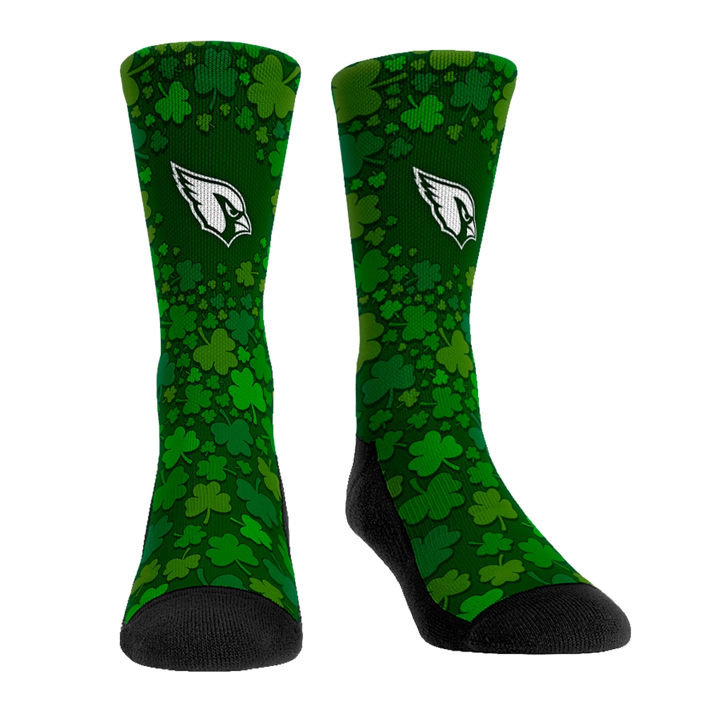 Rock Em Socks Arizona Cardinals St. Paddy's Day Shamrock Crew Socks