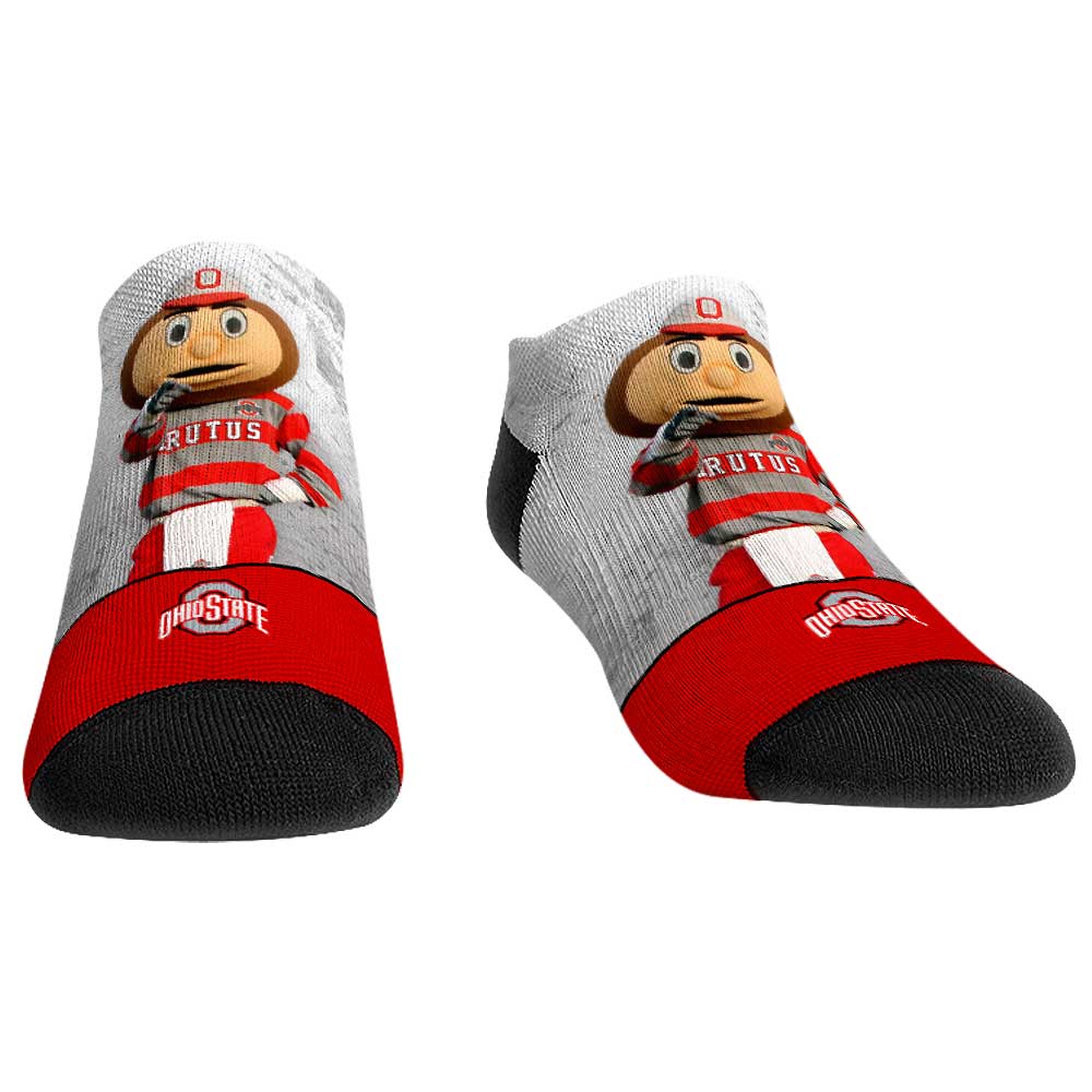 Unisex Rock Em Socks Ohio State Buckeyes Mascot Walkout Low Cut Socks