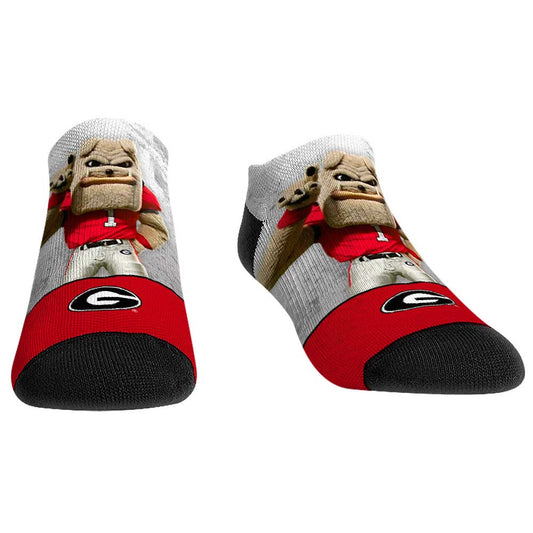 Unisex Rock Em Socks Georgia Bulldogs Mascot Walkout Low Cut Socks