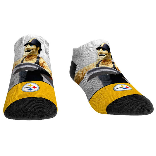 Unisex Rock Em Socks Pittsburgh Steelers Mascot Walkout Low Cut Socks