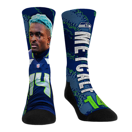 Unisex Rock Em Socks DK Metcalf Seattle Seahawks Big Player Crew Socks