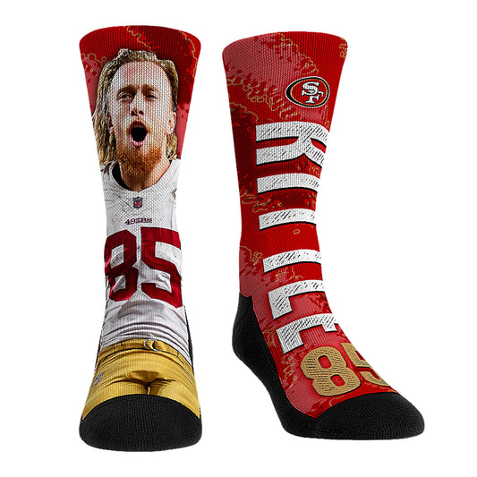 Unisex Rock Em Socks George Kittle San Francisco 49ers Big Player Crew Socks