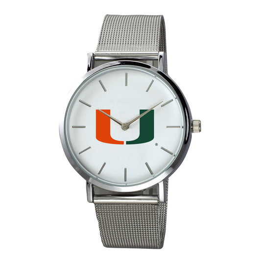 Miami Hurricanes Plexus Stainless Steel Watch