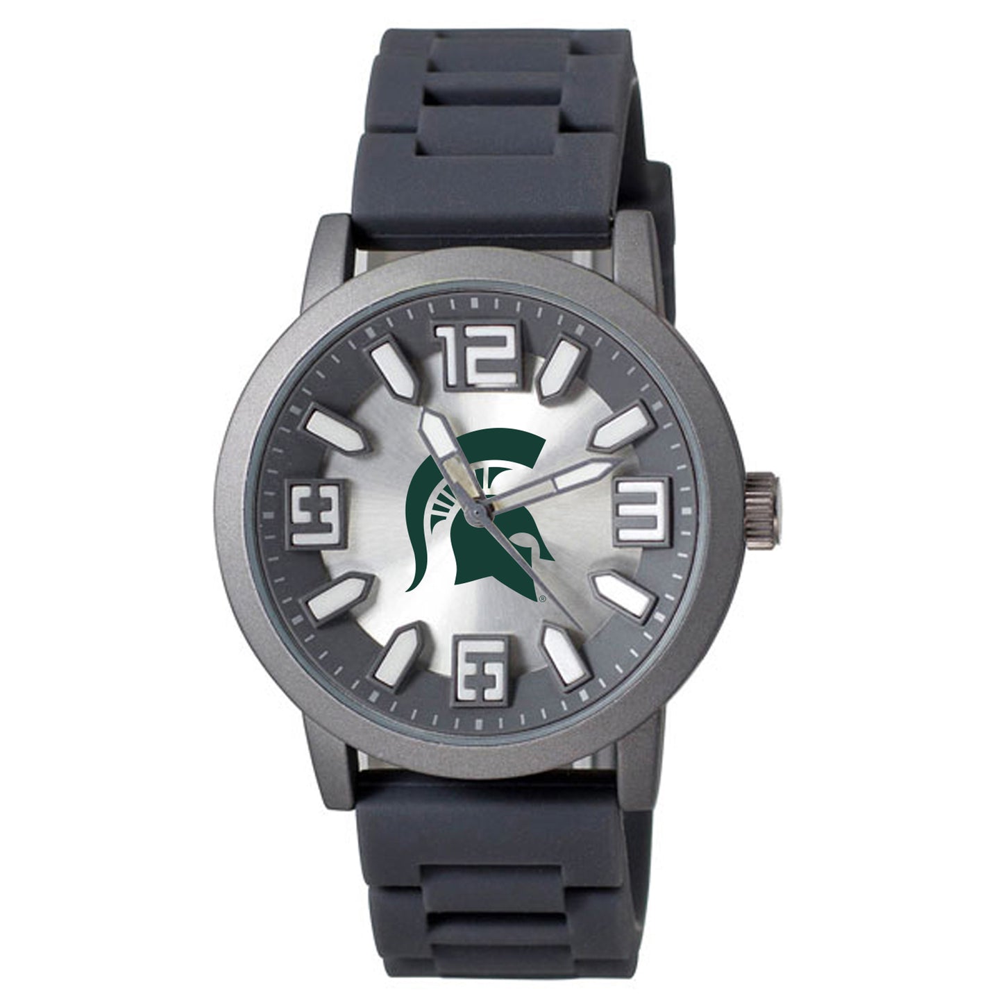 Michigan State Spartans Enigma Silicone Strap Watch