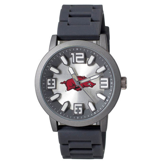 Arkansas Razorbacks Enigma Silicone Strap Watch