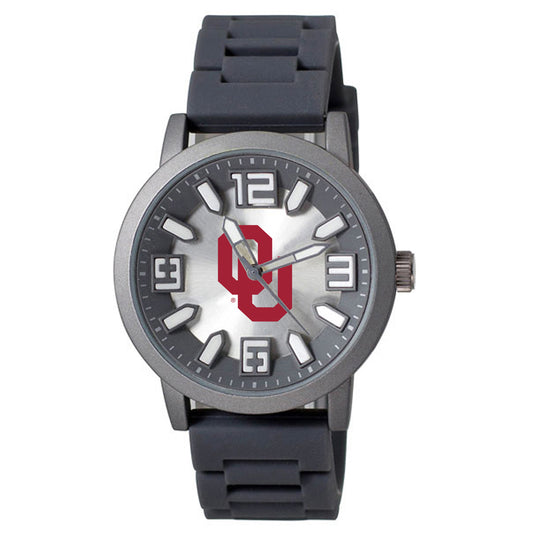 Oklahoma Sooners Enigma Silicone Strap Watch