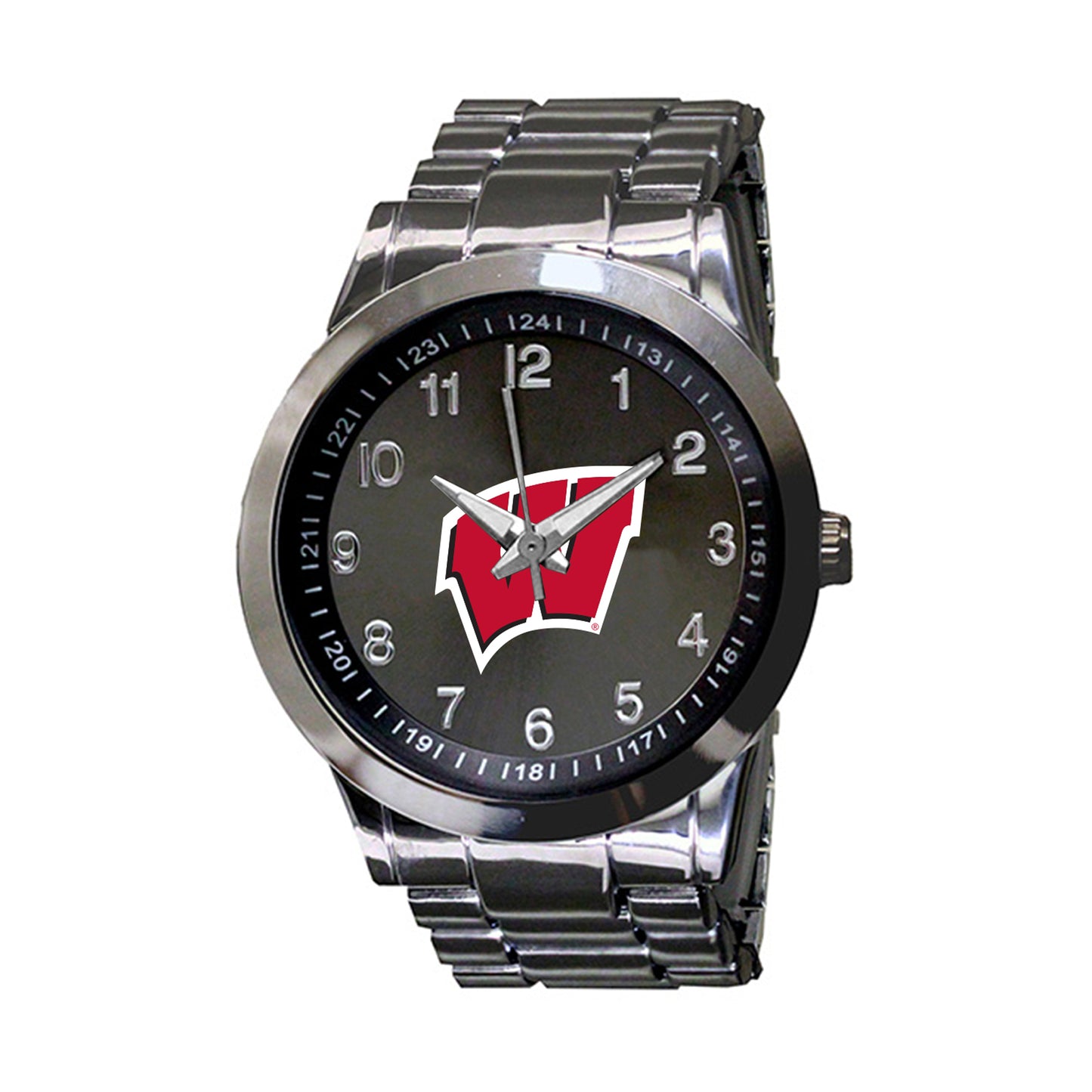 Wisconsin Badgers Integris Gunmetal Stainless Steel Watch