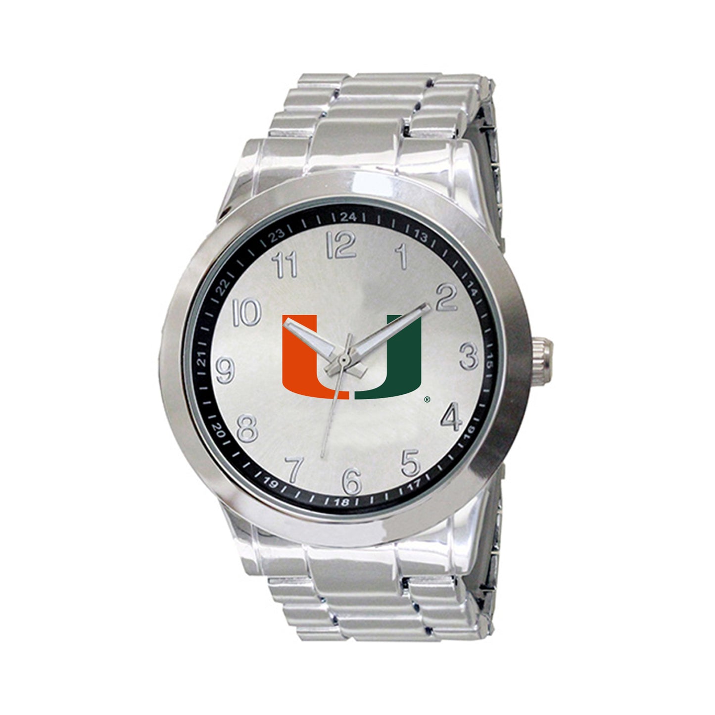 Miami Hurricanes Integris Stainless Steel Watch