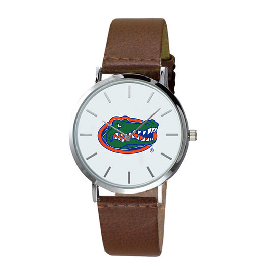 Florida Gators Plexus Brown Leather Watch