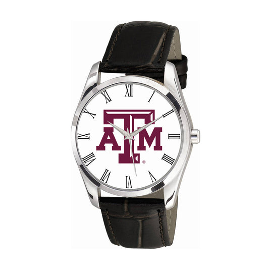 Women's Texas A&M Aggies Berkeley Black Leather Watch