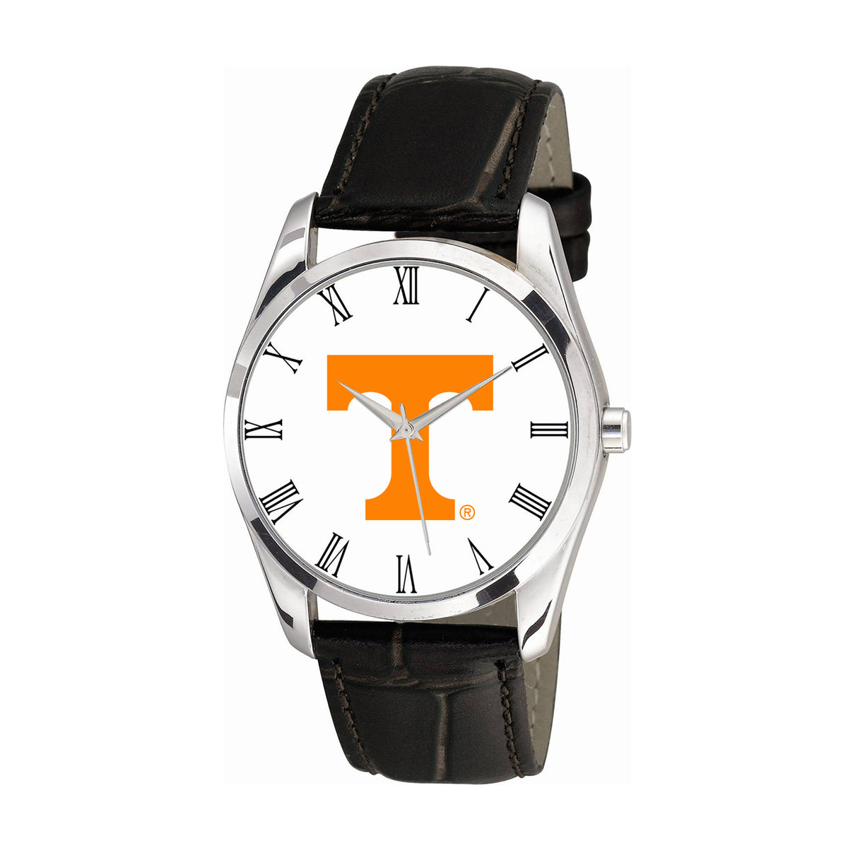 Women's Tennessee Volunteers Berkeley Black Leather Watch