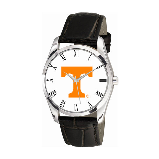 Women's Tennessee Volunteers Berkeley Black Leather Watch