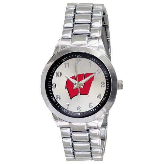 Women's Wisconsin Badgers Integris Stainless Steel Watch