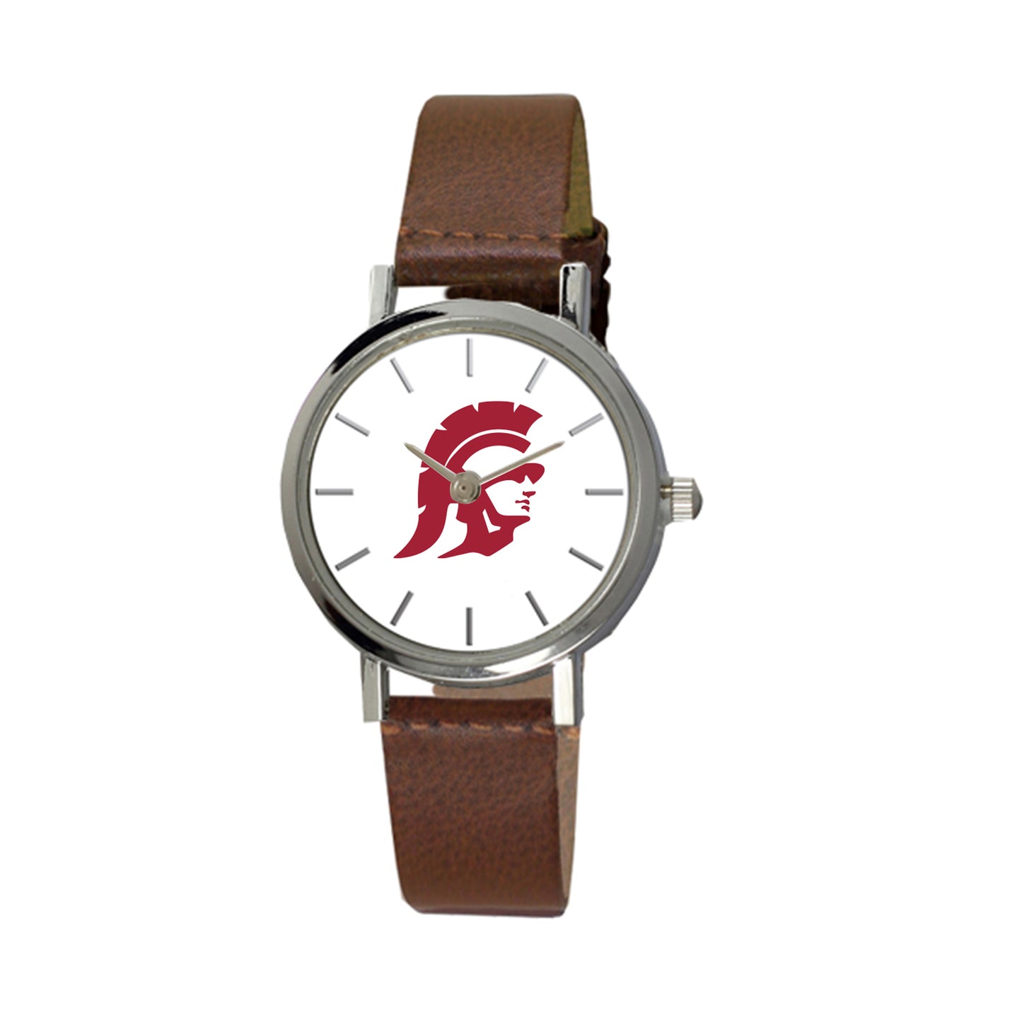 Women's USC Trojans Plexus Brown Leather Watch