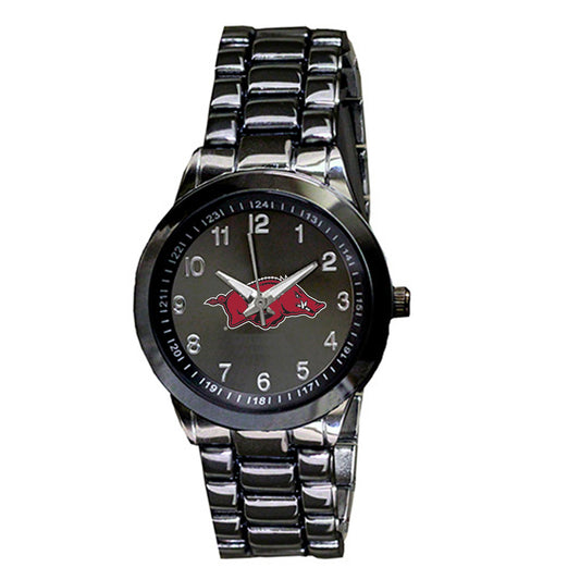 Women's Arkansas Razorbacks Integris Gunmetal Stainless Steel Watch