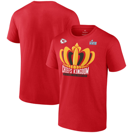 Men's Fanatics Red Kansas City Chiefs Super Bowl LVII Champions Last Standing T-Shirt