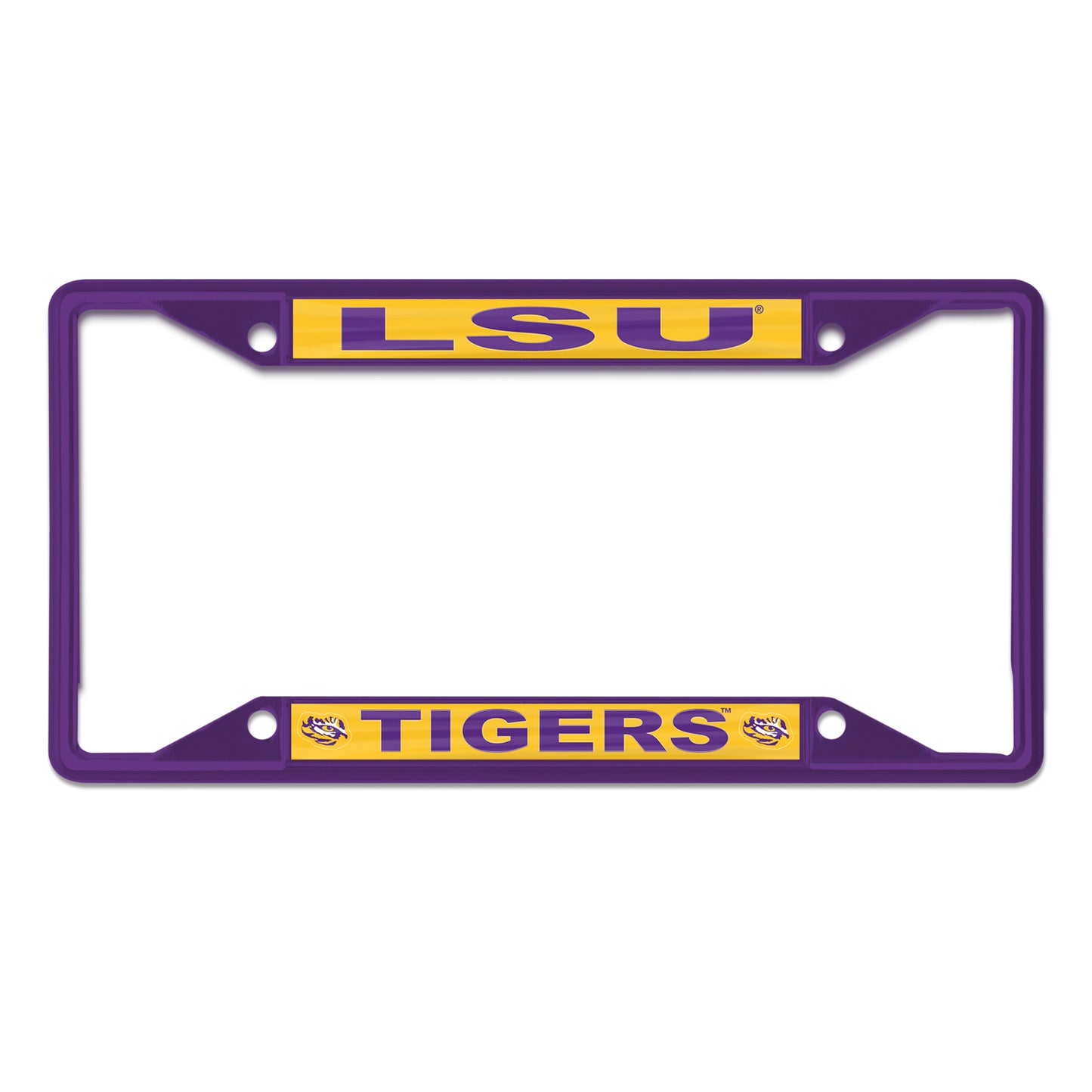 WinCraft LSU Tigers Chrome Color License Plate Frame