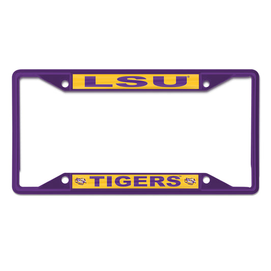 WinCraft LSU Tigers Chrome Color License Plate Frame