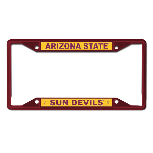 WinCraft Arizona State Sun Devils Chrome Color License Plate Frame