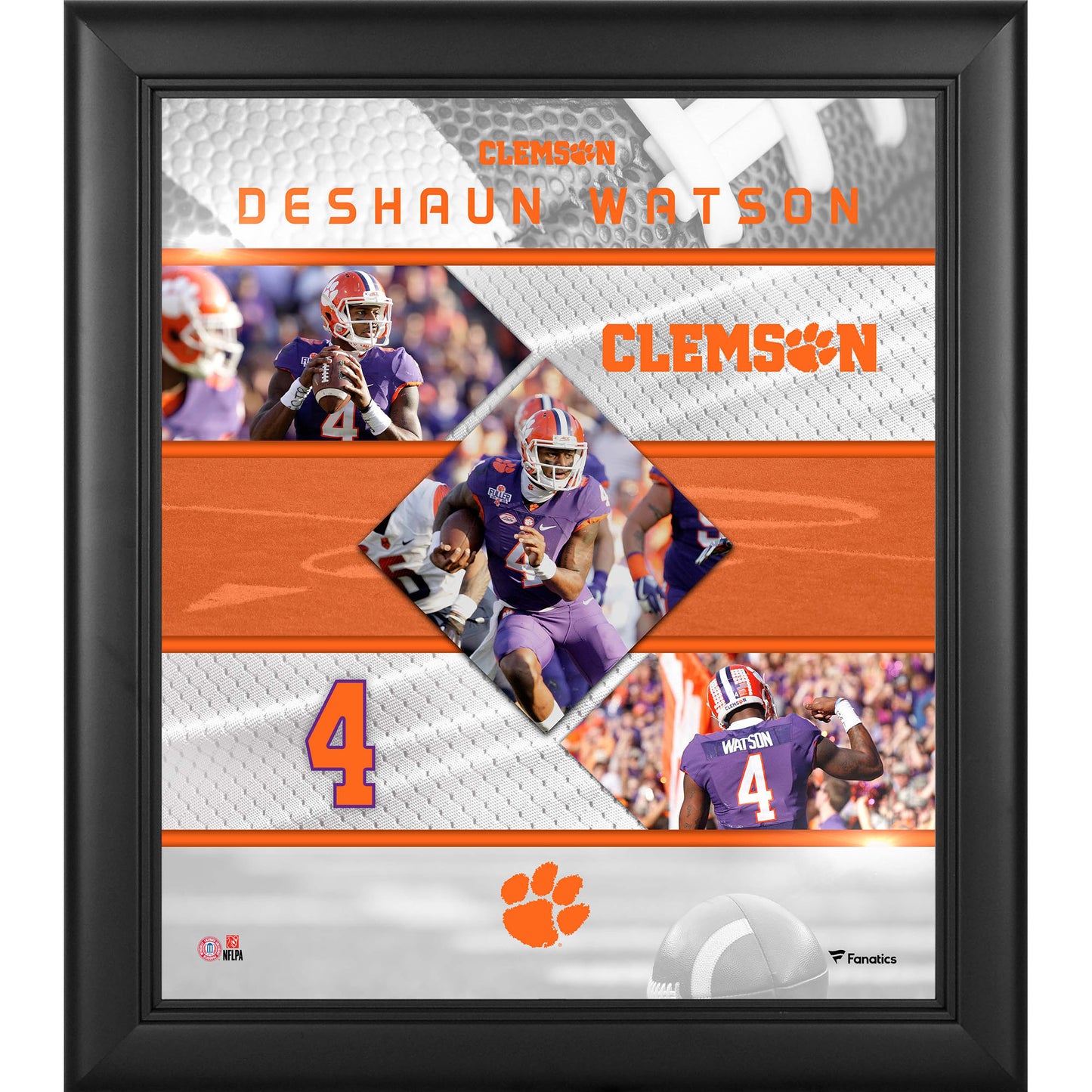Deshaun Watson Clemson Tigers Framed 15" x 17" Stitched Stars Collage