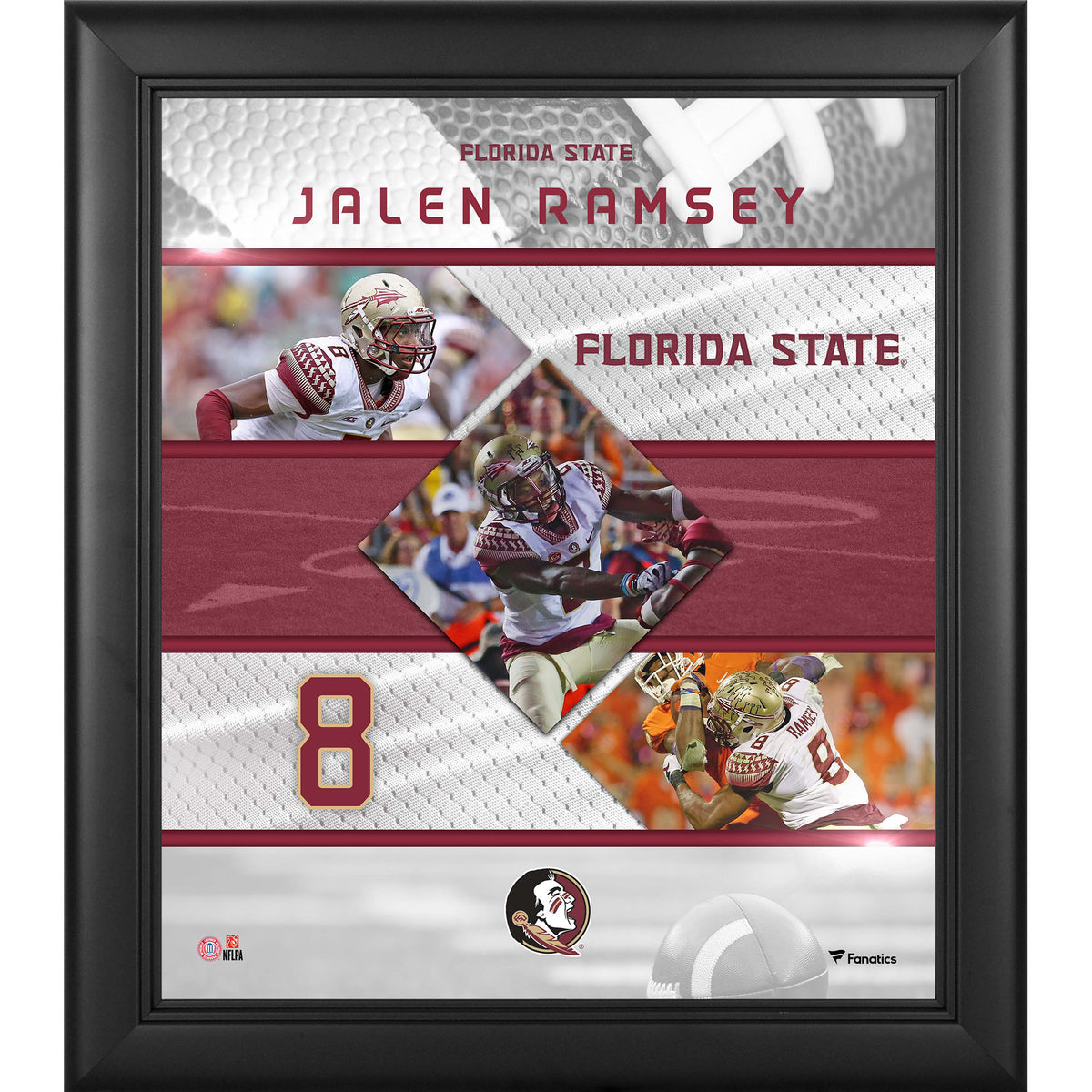 Jalen Ramsey Florida State Seminoles Framed 15" x 17" Stitched Stars Collage
