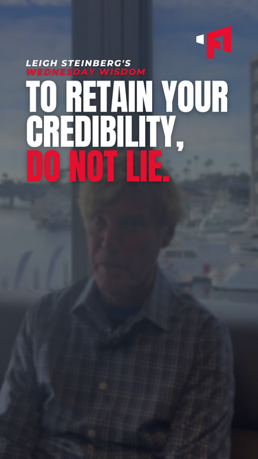 To retain your credibility, do not lie