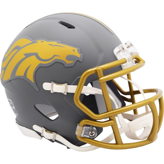 Denver Broncos Riddell 2024 Slate Alternate Speed Mini Helmet