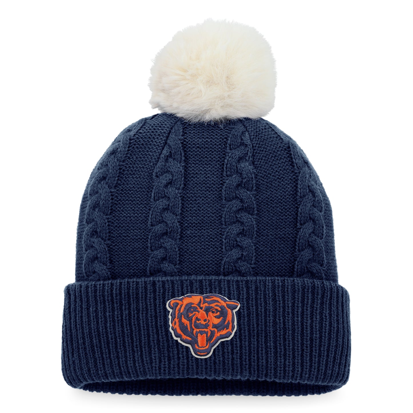 Women's Fanatics Navy Chicago Bears Vintage Heritage Cuffed Knit Hat