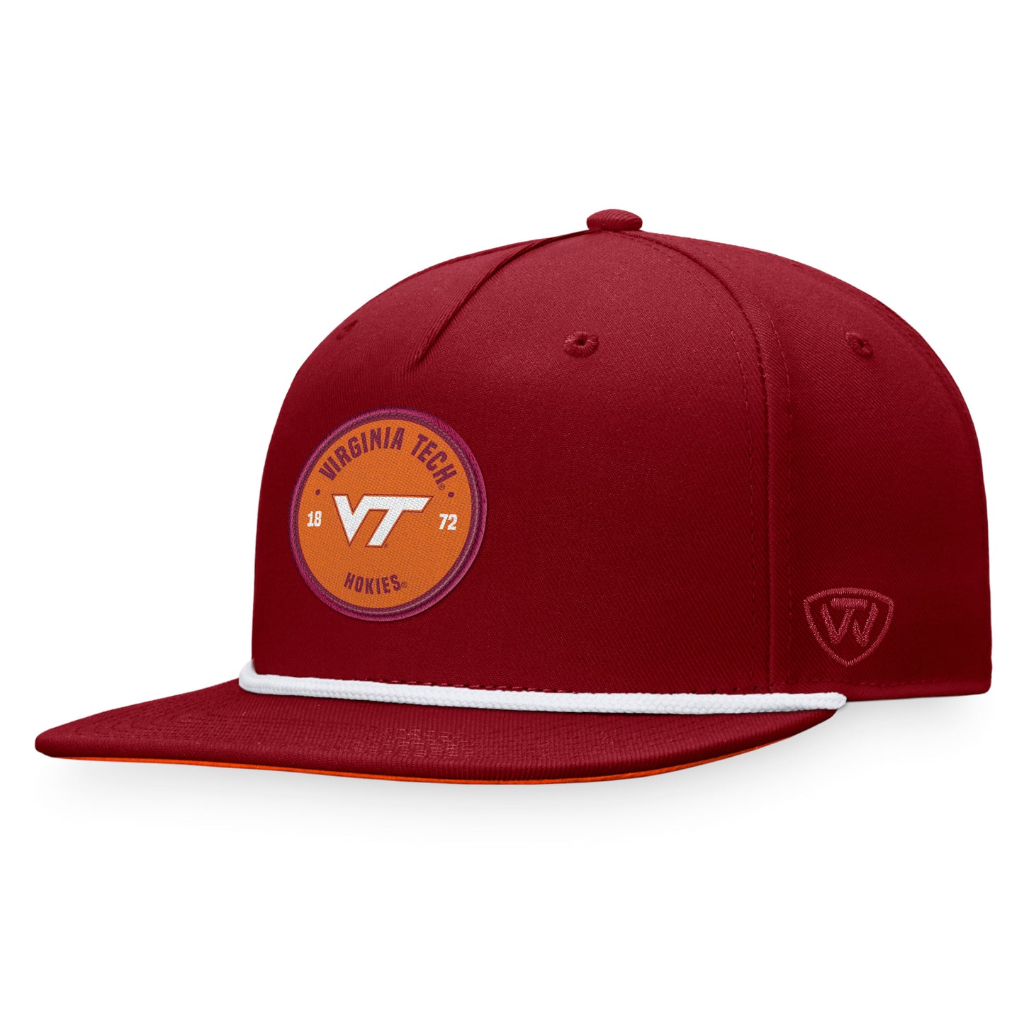 Men's Top of the World Maroon Virginia Tech Hokies Bank Hat