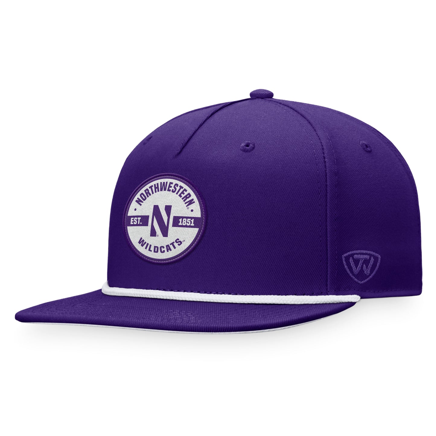 Men's Top of the World Purple Northwestern Wildcats Bank Hat