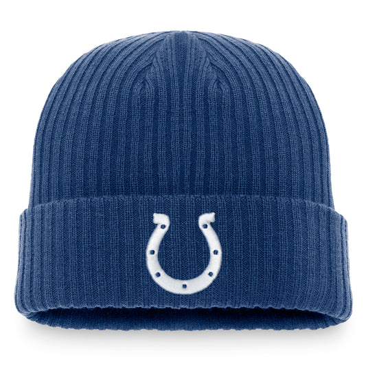 Men's Fanatics Royal Indianapolis Colts Core Fundamental Cuffed Knit Hat