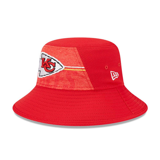 Men's New Era  Red Kansas City Chiefs 2023 NFL Training Camp Stretch Bucket Hat