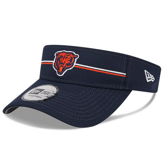 Men's New Era Navy Chicago Bears 2023 NFL Training Camp Alternate Logo Adjustable Visor