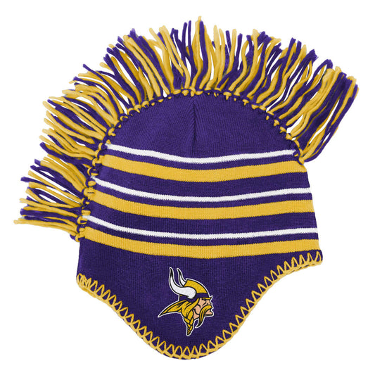 Preschool Purple Minnesota Vikings Mohawk Stripe Knit Hat