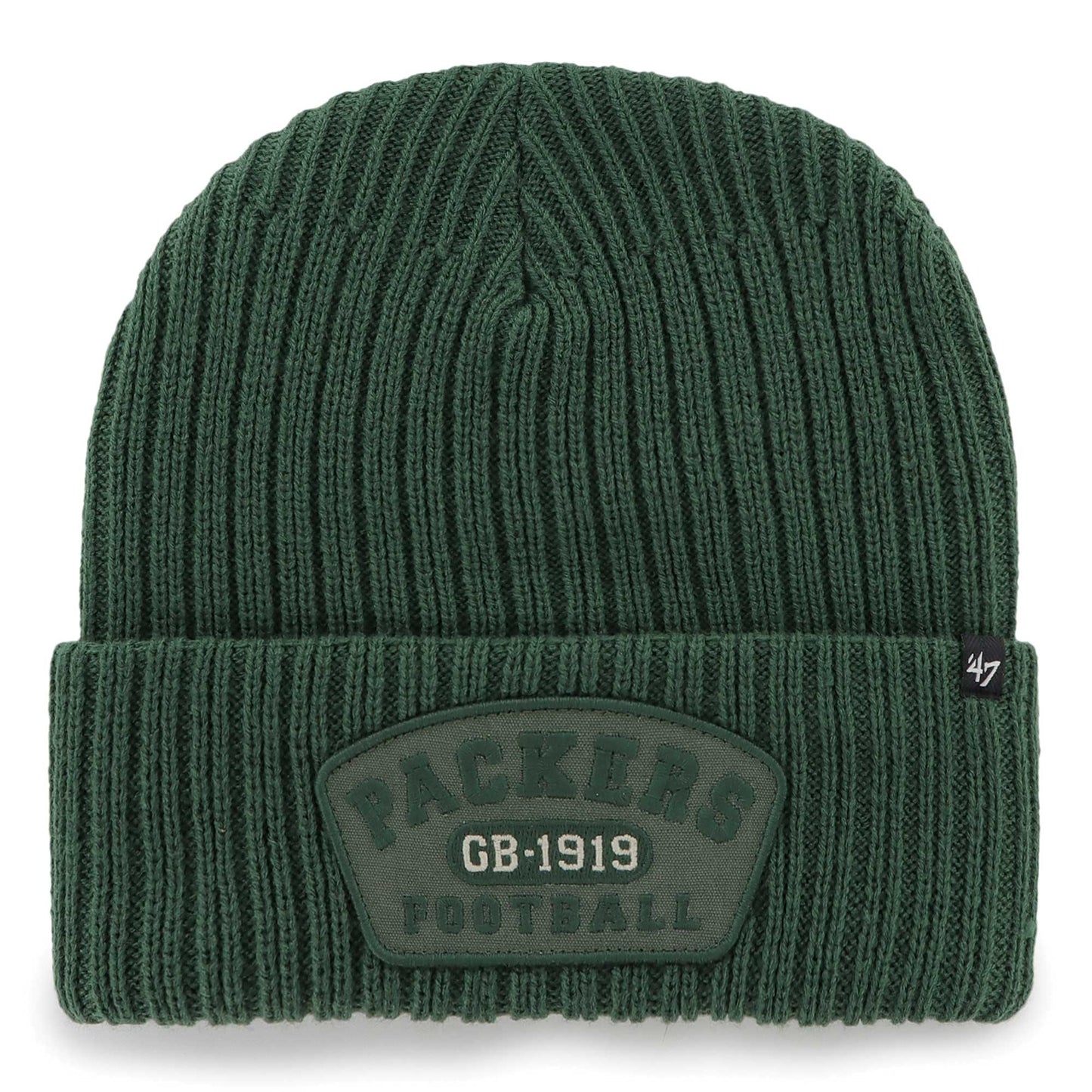 Men's '47 Green Green Bay Packers Ridgeway Cuffed Knit Hat