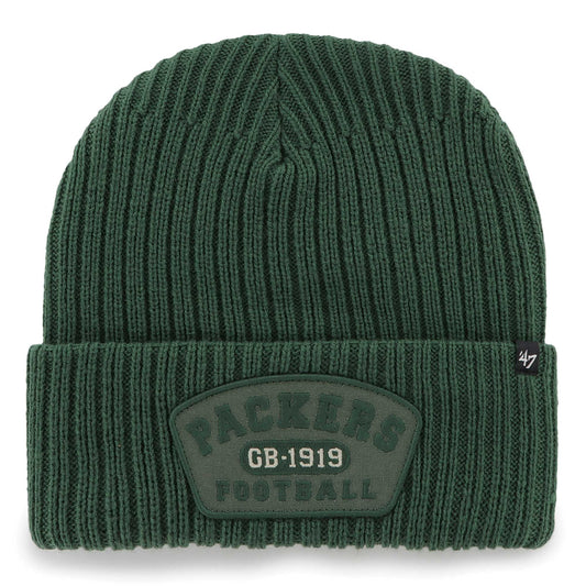 Men's '47 Green Green Bay Packers Ridgeway Cuffed Knit Hat