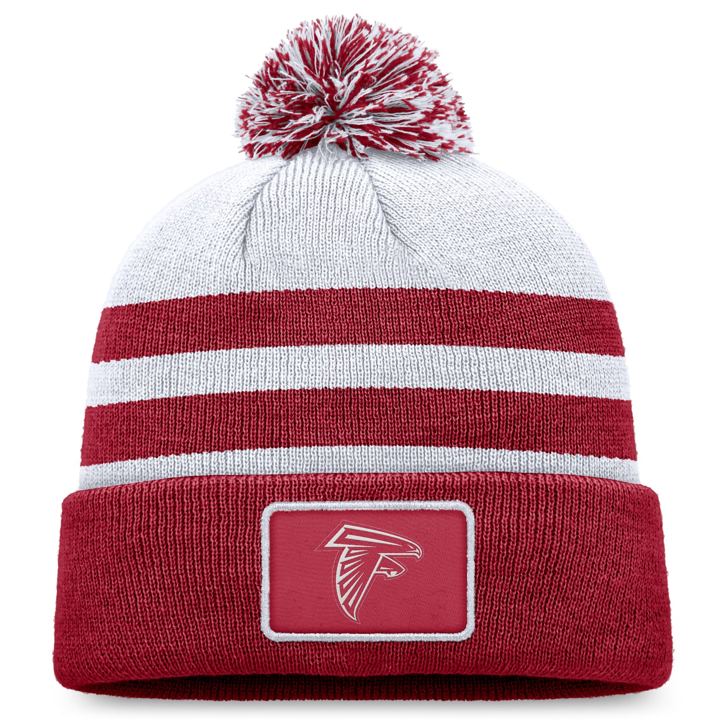 Men's Fanatics Red Atlanta Falcons Cuffed Knit Hat with Pom