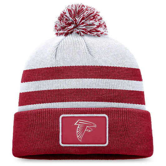 Men's Fanatics Red Atlanta Falcons Cuffed Knit Hat with Pom