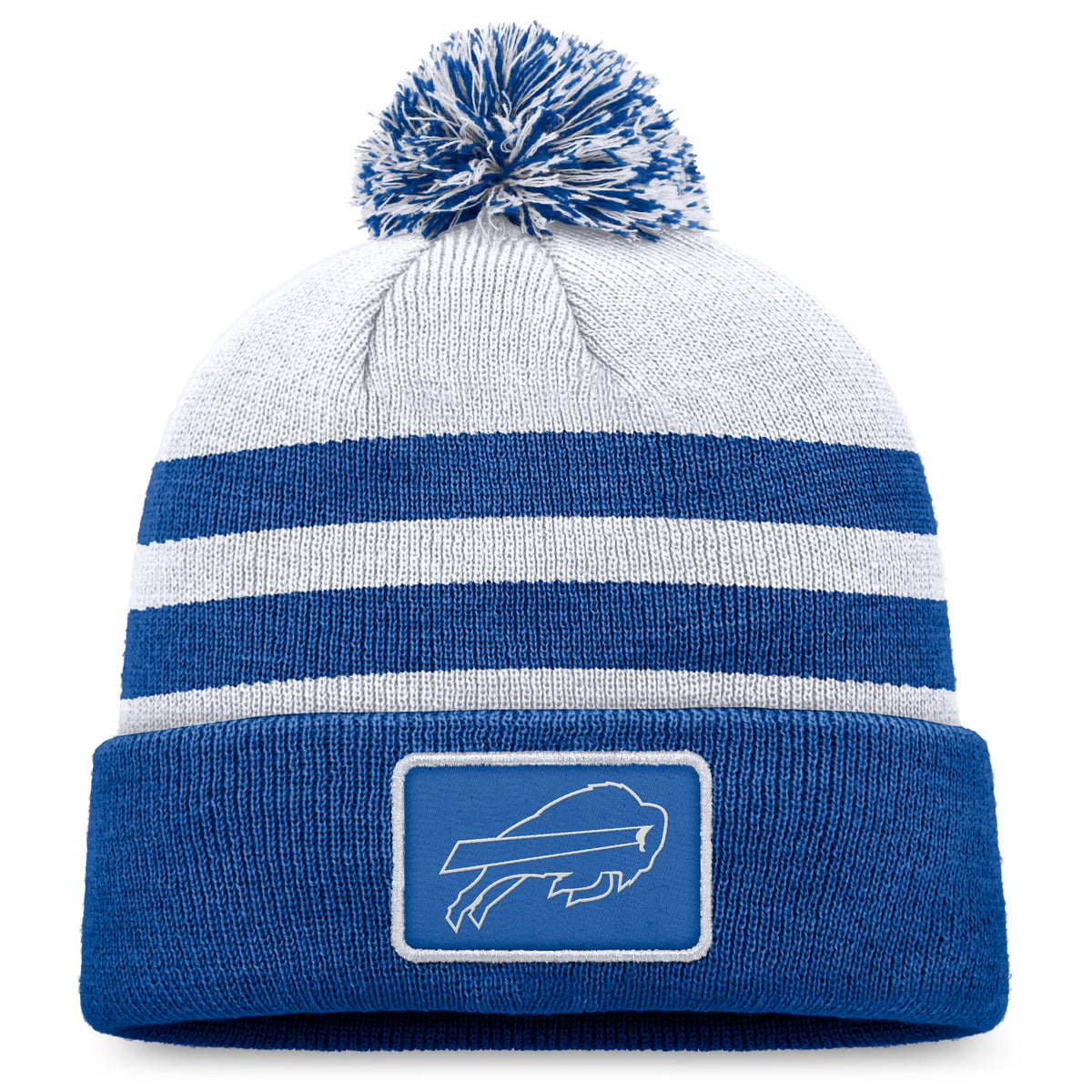 Men's Fanatics Royal Buffalo Bills Cuffed Knit Hat with Pom