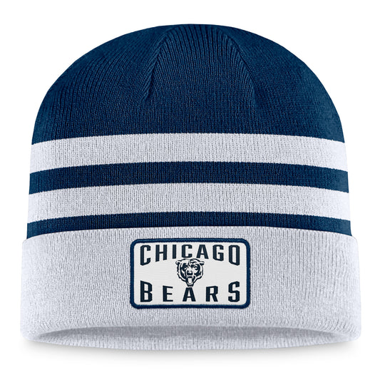 Men's Fanatics Heather Gray Chicago Bears Logo Cuffed Knit Hat