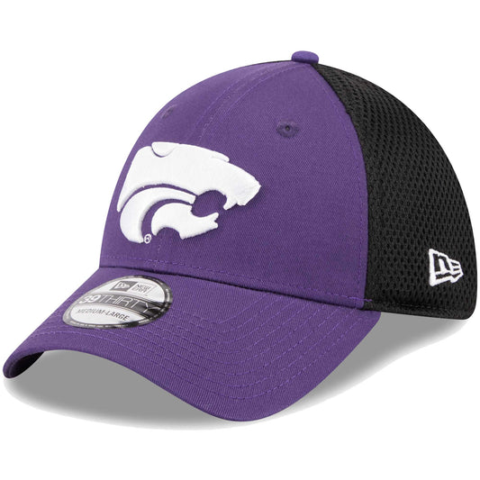 Men's New Era Purple Kansas State Wildcats Evergreen Neo 39THIRTY Flex Hat