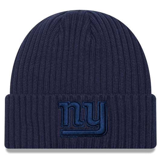 Youth New Era  Navy New York Giants Color Pack Cuffed Knit Hat