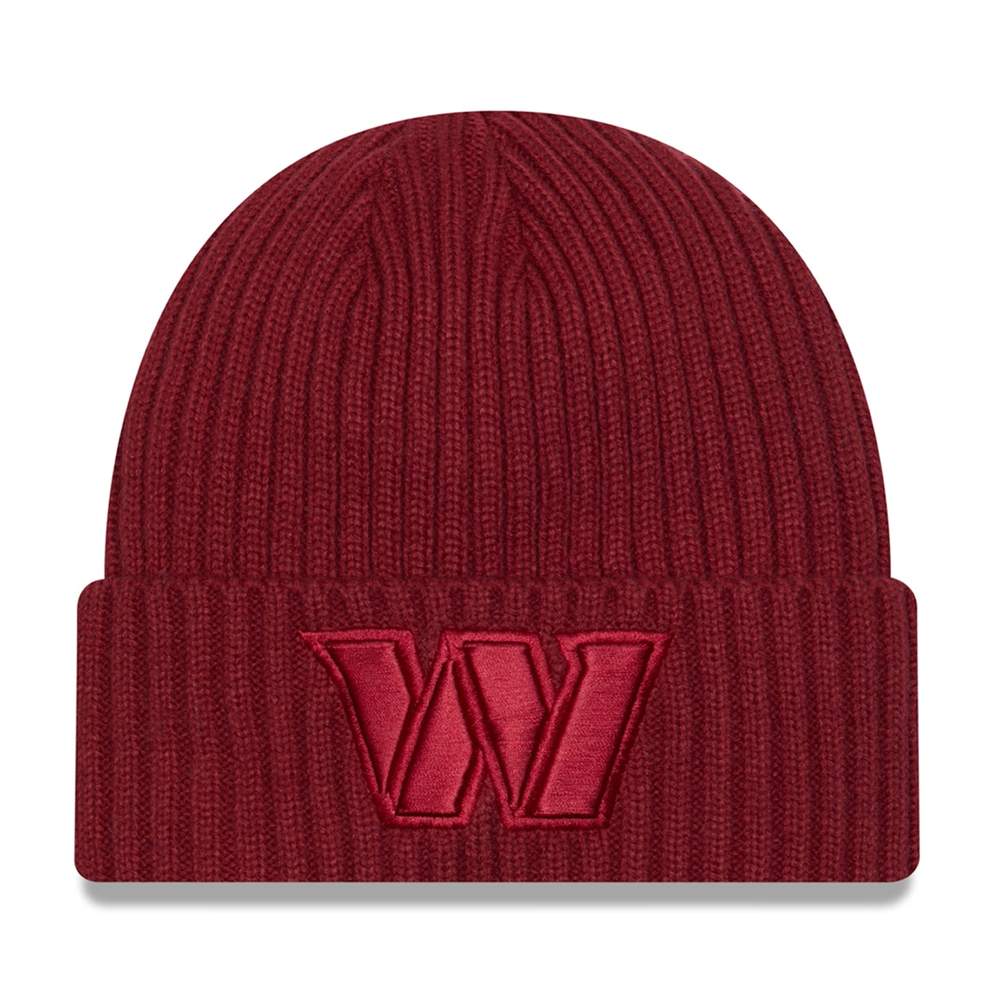 Men's New Era  Cardinal Washington Commanders Color Pack Cuffed Knit Hat