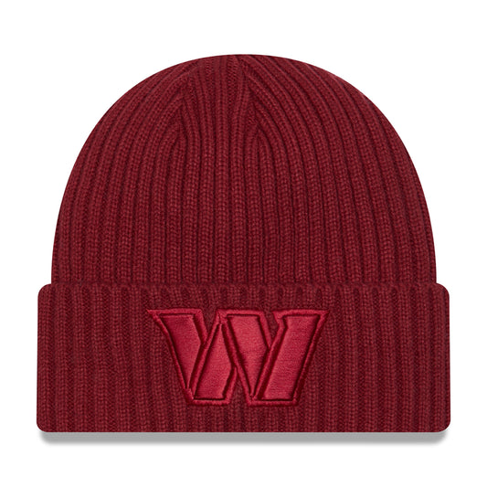 Men's New Era  Cardinal Washington Commanders Color Pack Cuffed Knit Hat