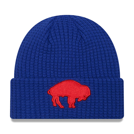 Men's New Era  Royal Buffalo Bills Historic Prime Cuffed Knit Hat