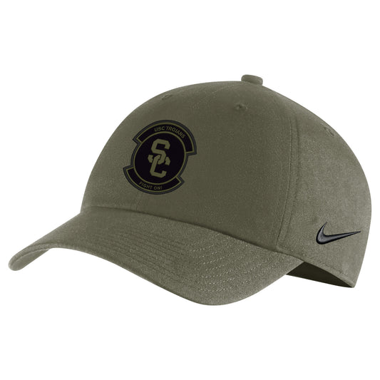 Men's Jordan Brand Olive USC Trojans Military Pack Heritage86 Adjustable Hat