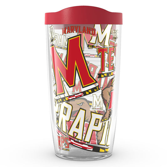 Tervis Maryland Terrapins 16oz. Allover Classic Tumbler